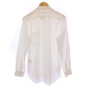 COMME des GARCONS HOMME ワイシャツ 長袖 レギュラーカラー 無地 S 白 ホワイト /BB