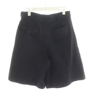 BLACK COMME des GARCONS AD2019 ポリ縮絨 ショートパンツ XS ブラック 1D-P026