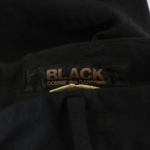 BLACK COMME des GARCONS AD2019 ポリ縮絨 ショートパンツ XS ブラック 1D-P026