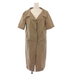 ナイロンジャケット アウター ミドル丈 半袖 38 ベージュ /BB