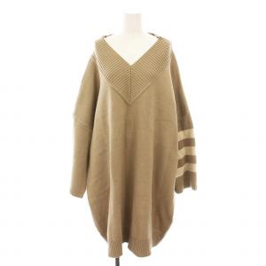 AGAIN V NECK KNIT Vネック ニット セーター 長袖 S ベージュ 18080510004310