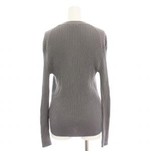 VERMEIL par iena 25SS イタリア糸 RIB Vネックカーディガン ニット 長袖 グレー 25080938701010