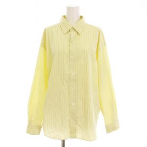 24AW カラーストライプREGーSHT 2 シャツ ブラウス 長袖 黄色 24050220776040