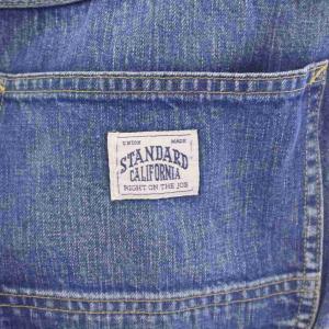 STANDARD CALIFORNIA デニムパンツ ジーンズ ジップフライ ロゴパッチ W30 青 ブルー /BB