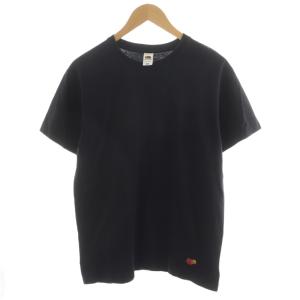 × フラグメントデザイン FRAGMENT DESIGN Tシャツ カットソー 半袖 ロゴ M 黒 ブラック