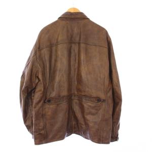 RRL ラルフローレン LIMITED COLECTION レザーカーコート ジャケット XL ブラウン