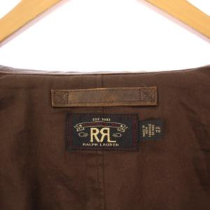 RRL ラルフローレン LIMITED COLECTION レザーカーコート ジャケット XL ブラウン
