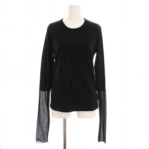 25SS R’IAM Sheer Cuff プルオーバー カットソー 長袖 黒 25070922603110
