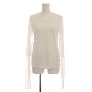 25SS R’IAM Sheer Cuff プルオーバー カットソー Tシャツ ロンT 長袖 白 25070922603110