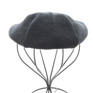 KIJIMATAKAYUKI ハンチング 帽子 リネン 麻 黒 ブラック KN-201004 /AN3