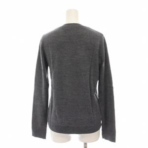 LOVELESS ニット セーター 長袖 総柄 36 グレー 62N28-406-04 /YM