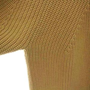 BATONER SIGNATURE CREW NECK クルーネック ニット セーター 長袖 4 茶 ベージュ BN-21FM-023