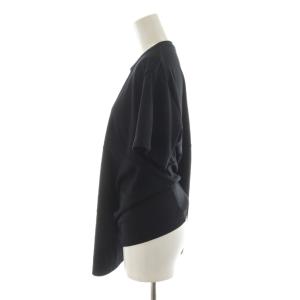 COMME des GARCONS COMME des GARCONS コムコム AD2022 アシンメトリースイッチカットソー 半袖 変形 XS 黒 ブラック GK-T008