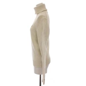 RALPH LAUREN ニット セーター 長袖 タートルネック 5f 白 SSRACA3013 /YM