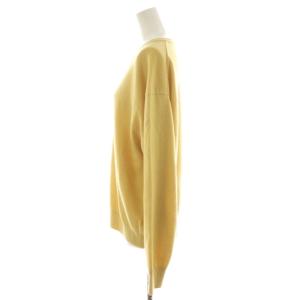Deuxieme Classe 24AW Charlotte Vネックプルオーバー ニット セーター 長袖 ウール カシミヤ混 黄 イエロー
