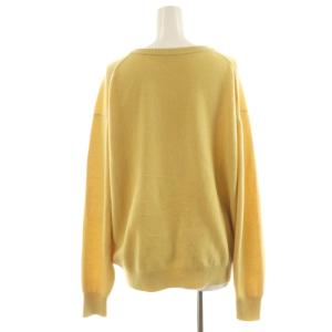 Deuxieme Classe 24AW Charlotte Vネックプルオーバー ニット セーター 長袖 ウール カシミヤ混 黄 イエロー