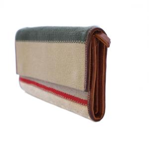 Maison Margiela 11 長財布 二つ折り キャンバス レザー マルチカラー /BM