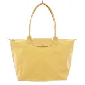 Le Pliage ルプリアージュ トートバッグ ハンドバッグ ナイロン レザー ロゴ 黄色 イエロー