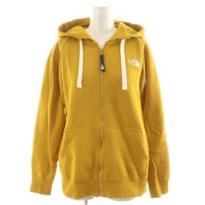 リアビューフルジップフーディ パーカー ジップアップ ロゴ XL 黄 イエロー NTW62130 /AN47