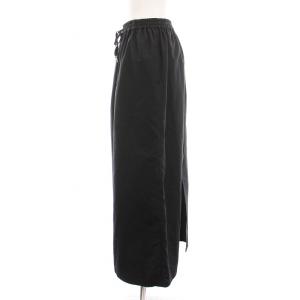 JOURNAL STANDARD L'ESSAGE 24SS エクセルテックイージーマキシスカート ロング 黒 24060370030120 /YM