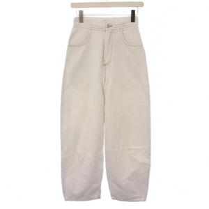 17SS デニムパンツ ジーンズ ジップフライ USED加工 36 白 S52KA0107 /BM