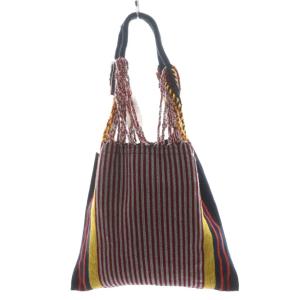 MARNI 19SS フラワーカフェ ハンモック トートバッグ ハンドバッグ マルチカラー グレー 黒 ブラック 赤