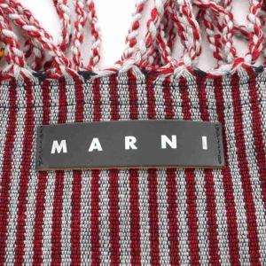 MARNI 19SS フラワーカフェ ハンモック トートバッグ ハンドバッグ マルチカラー グレー 黒 ブラック 赤