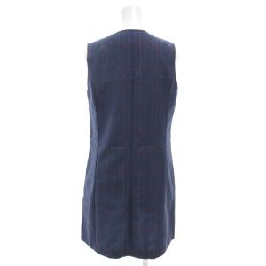JUNYA WATANABE MAN コムデギャルソン Comme des Garcons ノースリーブワンピース ミニ モヘア混 S 紺 ネイビー