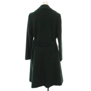 AMACA ロングコート アンゴラ混 アウター 38 グリーン V5B05-857-74 /YM