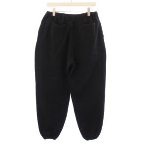 COMOLI 23AW コットン吊裏毛パンツ 2 ブラック Y03-05003