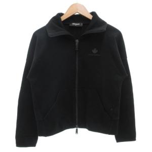 スウェットシャツジャケット ジップアップ ロゴ S 黒 ブラック S75HG0025 /GV