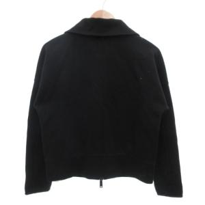 DSQUARED2 スウェットシャツジャケット ジップアップ ロゴ S 黒 ブラック S75HG0025 /GV