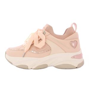 TOKYO バレンタイン限定モデル ローカットスニーカー シューズ 厚底 グリッター パール リボン 装飾