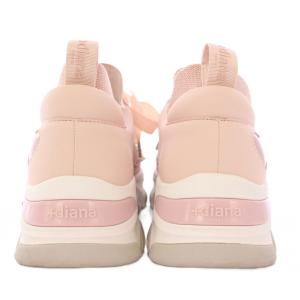 DIANA TOKYO バレンタイン限定モデル ローカットスニーカー シューズ 厚底 グリッター パール リボン 装飾