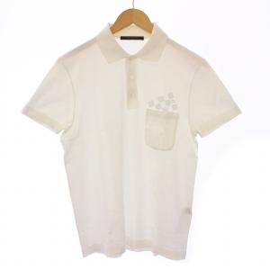ダミエ ポロシャツ XS ホワイト