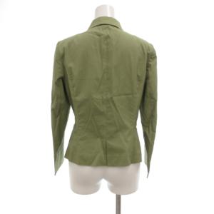 GIVENCHY セットアップ フォーマル ジャケット スカート 3B コサージュ 38 緑 グリーン /JS