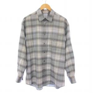 SUPER LIGHT WOOL CHECK SHIRT