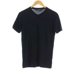 Tシャツ カットソー 半袖 Vネック 無地 46 紺 ネイビー GST83JGSP1E /OR