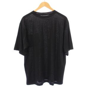 COMOLI 24SS サマーウール半袖Tシャツ ブラック Z01-05023