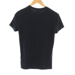 GIORGIO ARMANI Tシャツ 半袖 クルーネック ロゴ 48 紺 ネイビー 103723-CA37360 /OR