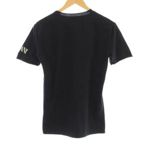 ARMANI COLLEZIONI Tシャツ 半袖 ロゴ M 紺 ネイビー DKM87Z1-E5 /OR