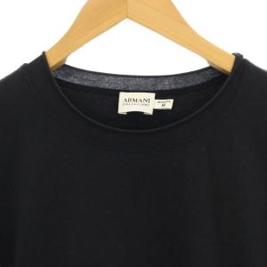 ARMANI COLLEZIONI Tシャツ 半袖 ロゴ M 紺 ネイビー DKM87Z1-E5 /OR