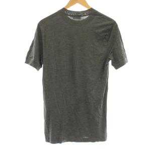 GIORGIO ARMANI Tシャツ カットソー 半袖 無地 48 ダークグレー ZZM51B8-X2 /OR