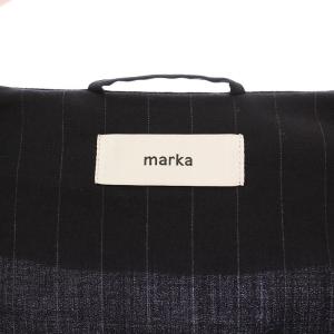 marka ウールトロピカルワッシャースポーツジャケット ストライプ柄