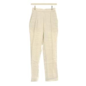 スープリネンパンツ テーパードパンツ タック 36 アイボリー CH205017ER /OR