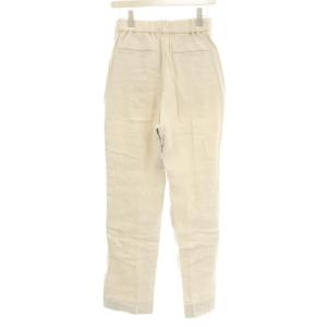 CHAOS スープリネンパンツ テーパードパンツ タック 36 アイボリー CH205017ER /OR