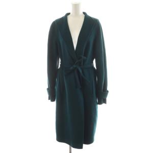 コート ロング丈 ウール アウター M 緑 グリーン GBUJG-12790 /AN43