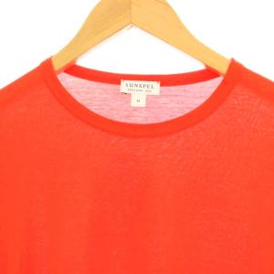SUNSPEL Tシャツ カットソー 長袖 無地 M オレンジ 572-2169007 /OR