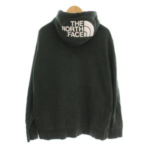 THE NORTH FACE リアビュー フルジップ スウェットパーカー NT11930 ジップアップ XL 緑 グリーン /G