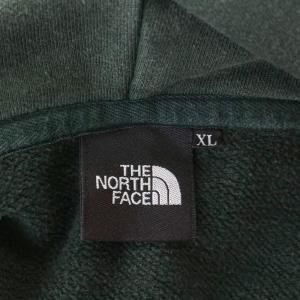 THE NORTH FACE リアビュー フルジップ スウェットパーカー NT11930 ジップアップ XL 緑 グリーン /G